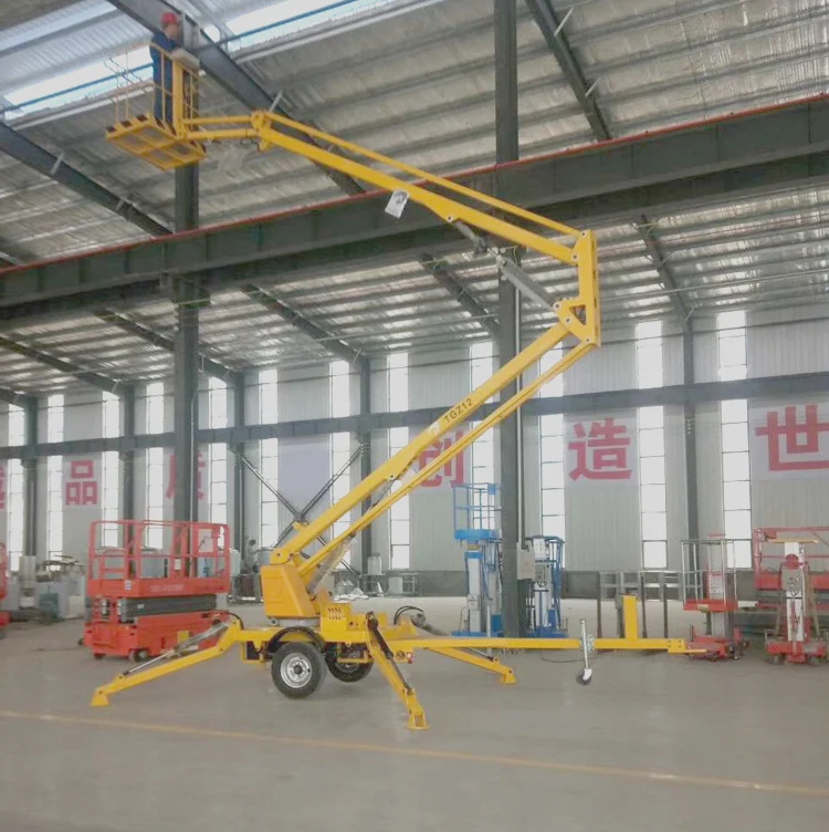 

Cherry picker 8m 10m 12m 14m 16m 18m 20m aerial lift platform use for high work Hydraulic aerial cage