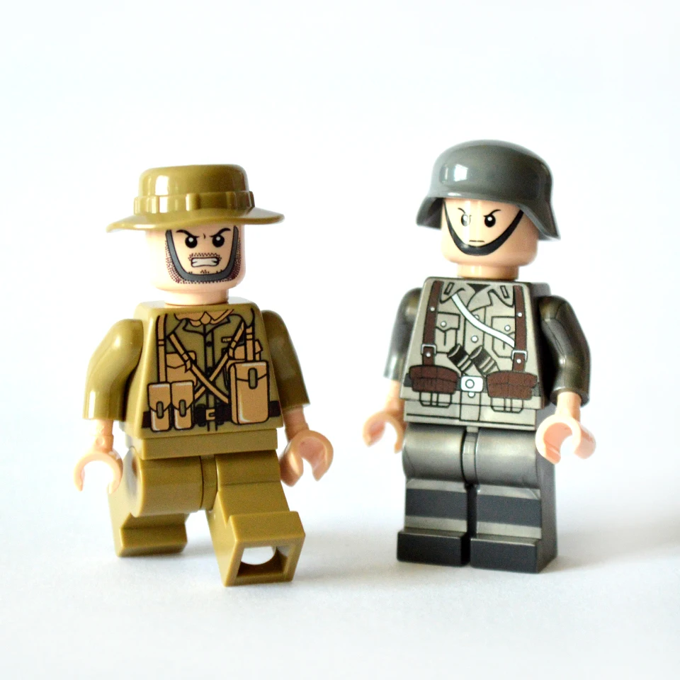 Enlighten Minifigure 24 шт./лот строительные блоки фигурки Кирпичи DIY игрушки полицейский