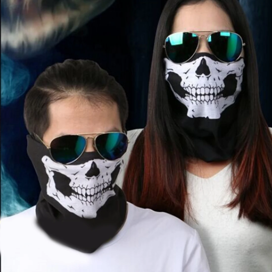 cheap Cycling Face Masks Skull Wicking Headgear Sports Bike Bicycle Riding Hat Head Scarf Cycling Full Face Mask