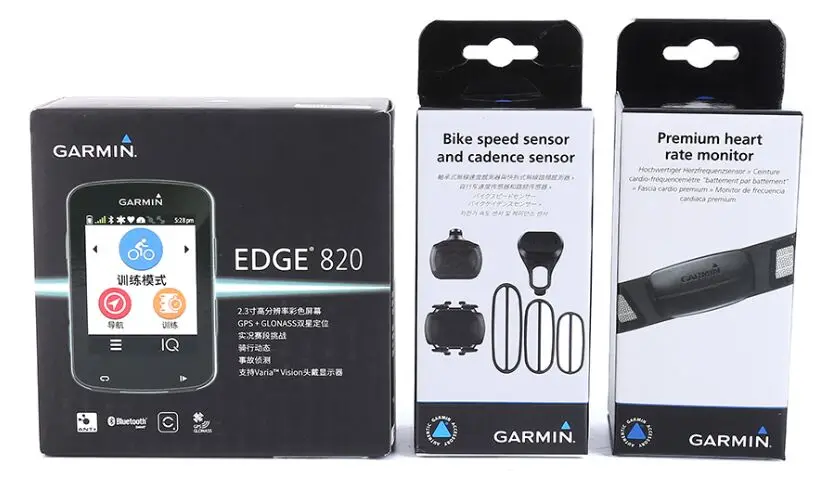 Garmin Edge 820 велосипедный компьютер gps с поддержкой крепления для шоссейного/горного велосипеда датчик скорости вращения педалей хороший для Garmin Edge 200 520 - Цвет: bundle model