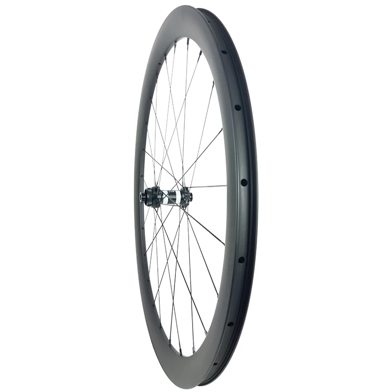 Clearance 1390g 700c 42mm asymmetric road disc carbon wheels 25mm wide clincher tubeless 350S center lock cyclocross bicycle 12X100 12X142 3