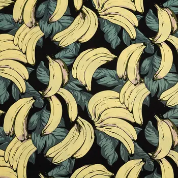 

Banana Printed Pure Cotton Fabric For Dress Fashion Stoffen Cheap Fabrics Sewing Clothing DIY Material Cloth Tissu au Metre