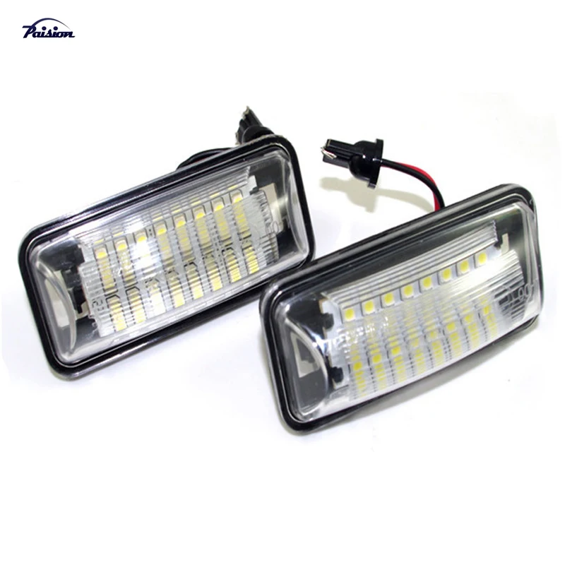 2Pcs LED License Number Plate Light Replacment For Subaru Forester