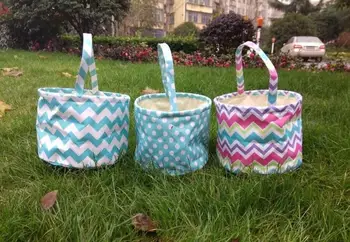 

DIY Easter Bunny Basket Rabbit Bucket Bag Rabbit Ears Funny Retro Design Storage Hand Bags Baskets Burlap easter party SN012