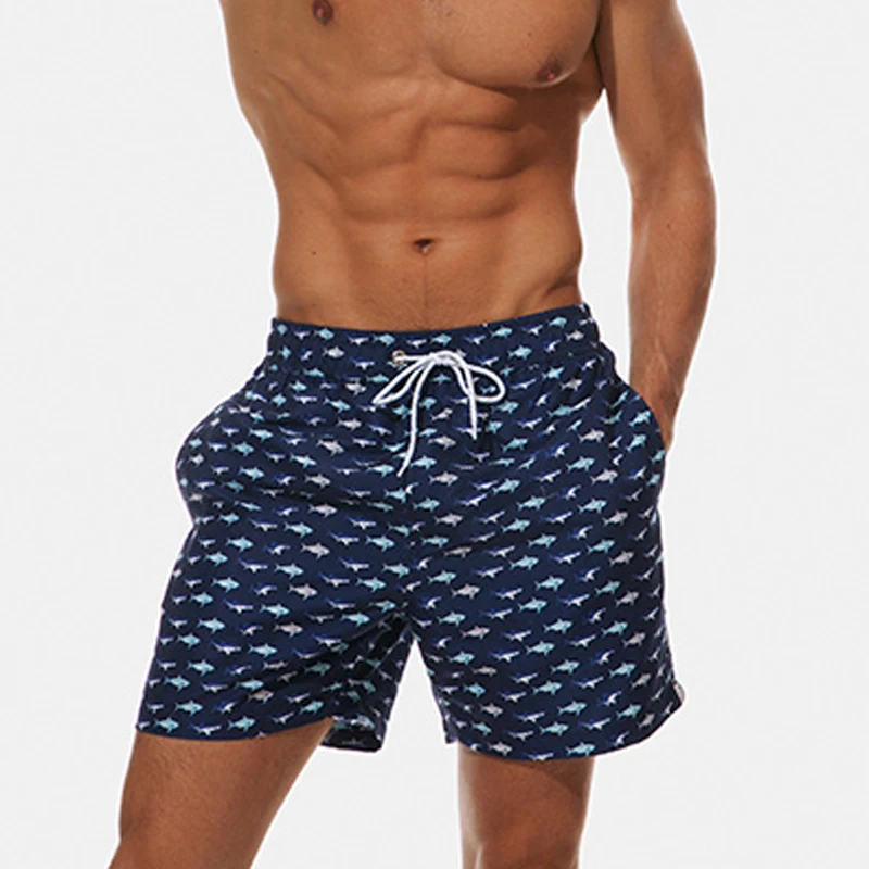 A329 Beach Shorts Men Swimwear Sunga Board Surfing Swimming Trunks Pool