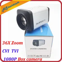 HD 2.0MP CVI 1080P Коробка камера 36X зум 3 90 мм объектив TVI коробка камеры
