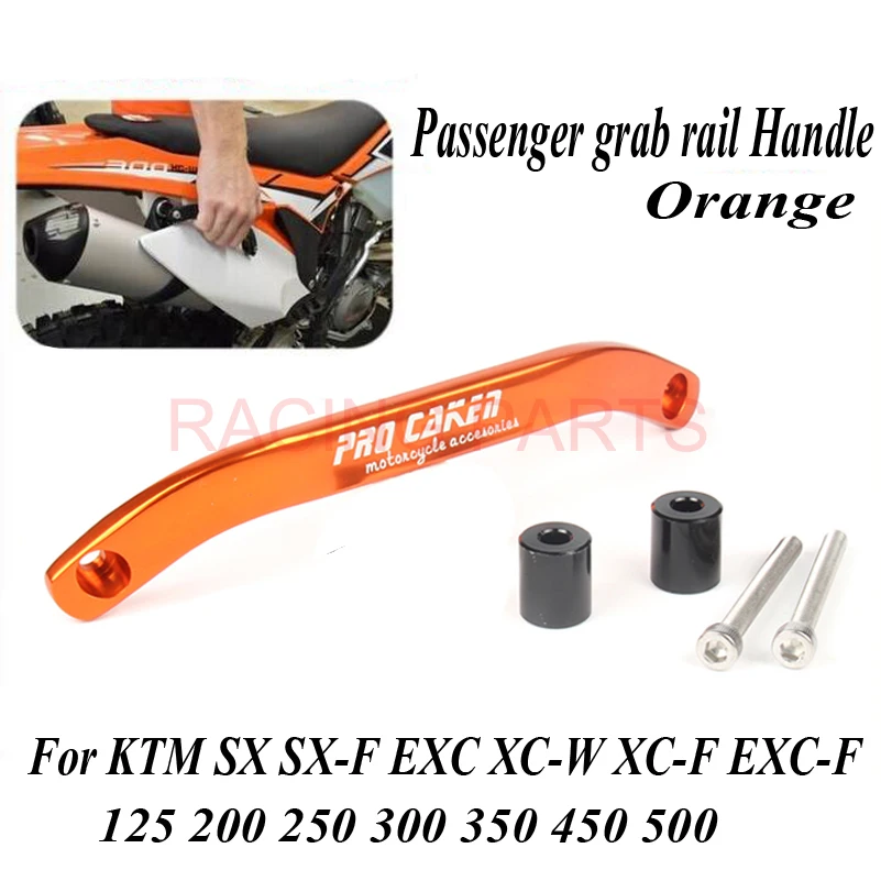Grab Handle Bar Rear Seat Pillion Passenger Grab Rail Handle For KTM 125 250 300 350 450 500 EXC