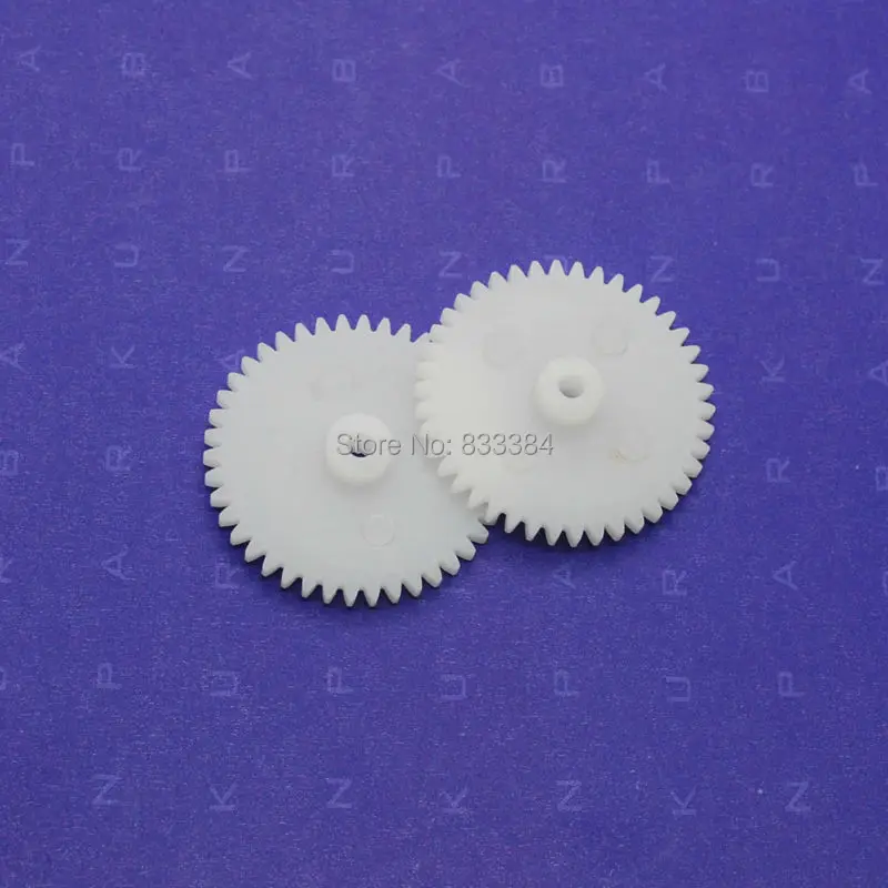 

Best selling Teeth 38 Aperture 2mm Module 0.5 50pcs Spur Plastic Gear