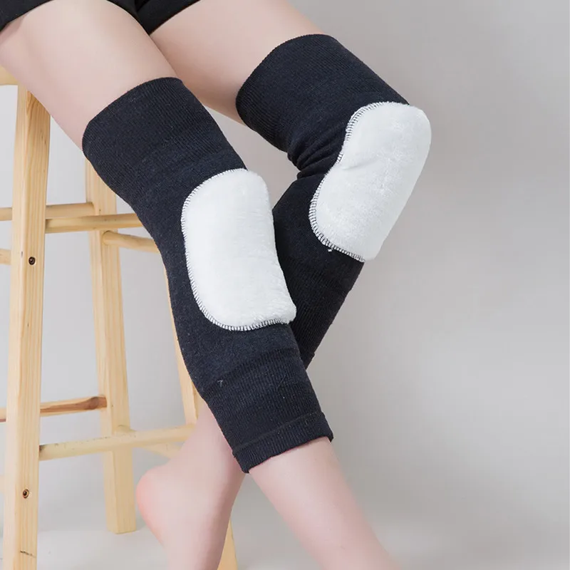Knee warm and wool cashmere wool and thickening long leg warmers in the