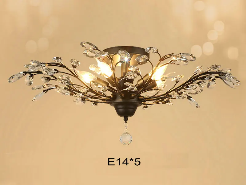 4 5 6 Lights Ceilling Light 7 8 9 Lights Chandelier Lighting Modern Home Decor Led Crystal Lamp Lustre Cristal E14 Crystal Lamps2