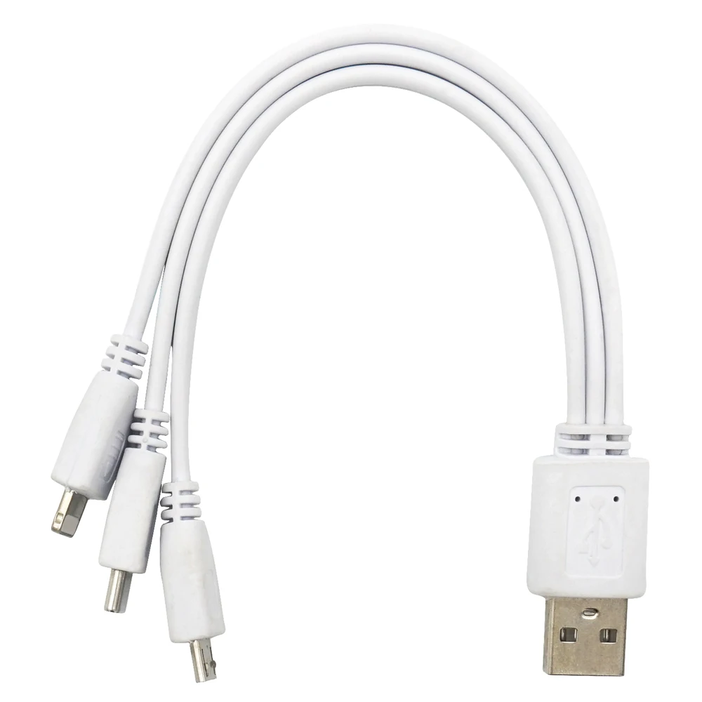 Portefeuille 3in1 Micro Тип usb C зарядный кабель для Samsung Galaxy S8 плюс S7 край S6 iPhone 7 8 6 5 5S SE
