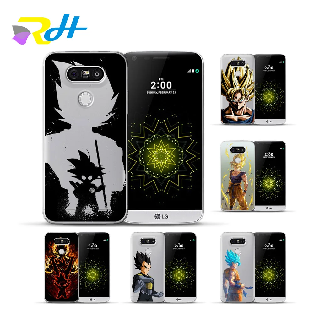 

Case For LG G4 G5 G6 K4 K7 K8 K10 2017 X Power 2 X Screen Cover TPU Back Shell For LG Q6 Q8 Coque Dragon Ball Leaf Phone Cases