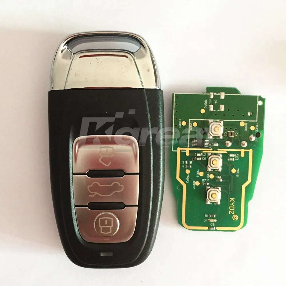 

best quality Smart Remote Key Keyless Entry 3 button remote control with 868mhz for Audi A4L,Q5 8T0959754C