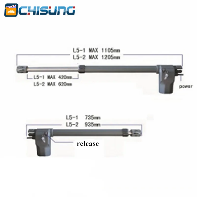 US $344.98 Automatic Gates Swing Door Opener Remote Control For 500KG 35m Dual Arms Gate Operators