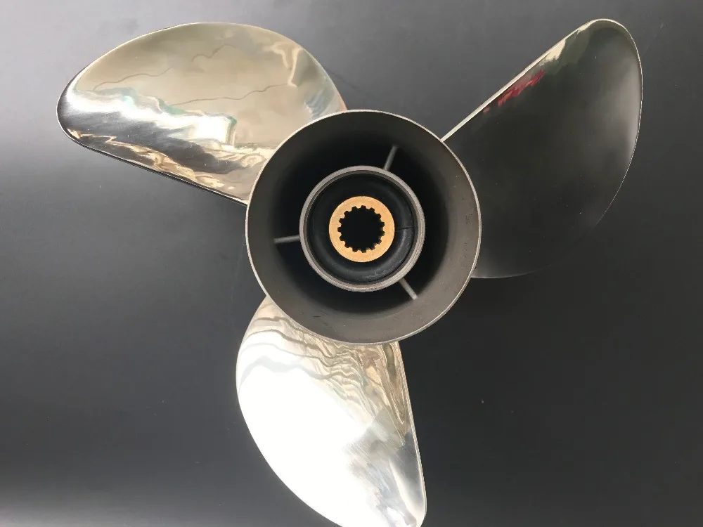 13-3/4x15 для tohatsu 150 -- 250HP подвесной двигатель из нержавеющей стали пропеллер