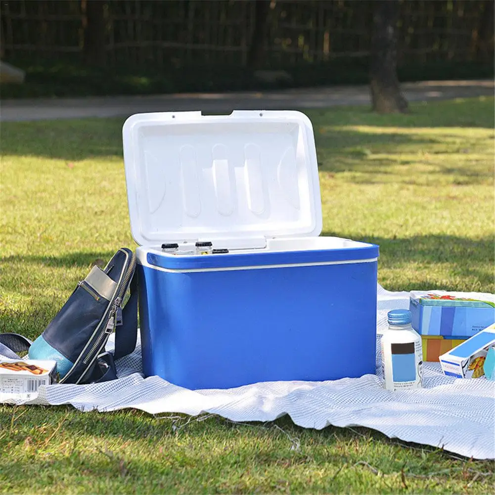 Portable 13L Outdoor Incubator Refrigeration Dual-use Box Food Storage Car Cold Fishing Box Cooler For Picnics Fishing Transport Portable 13L Outdoor Incubator Refrigeration Dual-use Box Food Storage Car Cold Fishing Box Cooler For Picnics Fishing Transport
