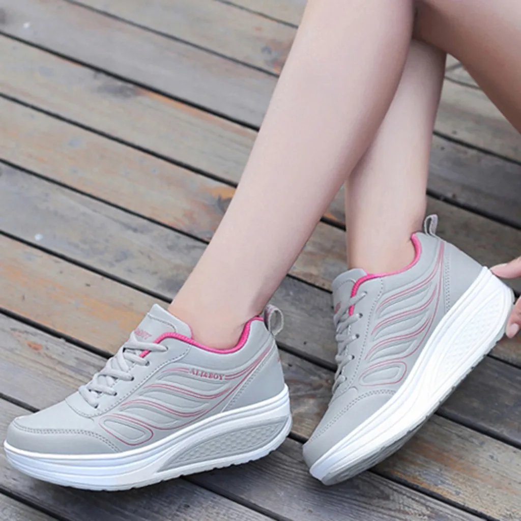 CHAMSGEND/женская спортивная обувь из сетчатого материала; Повседневная дышащая Нескользящая удобная обувь для бега