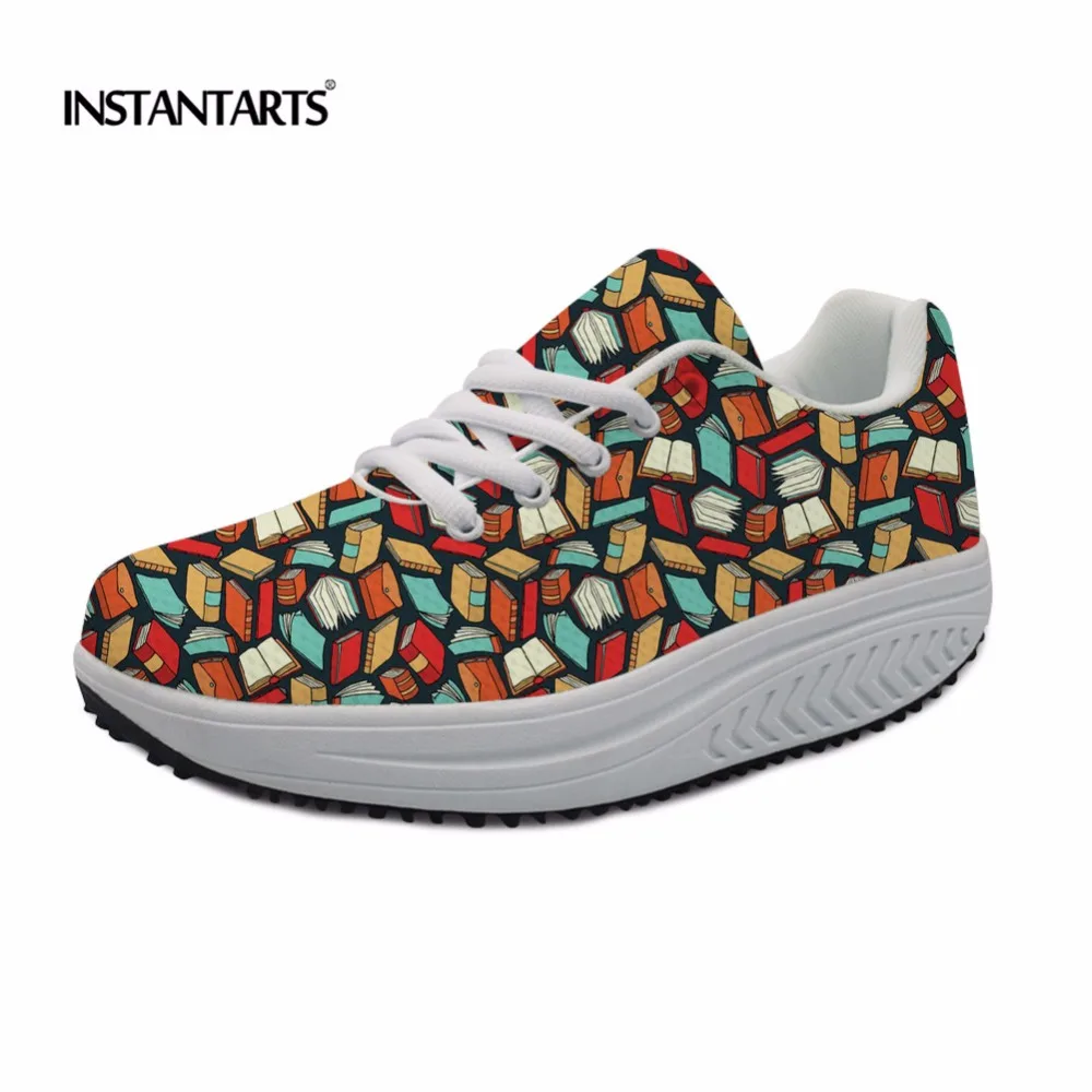 

INSTANTARTS Slimming Shoes Women Summer Breathable Mesh Sports Shoes Book Sneakers Female Fitness Swing Lady Lose Weight Shoes