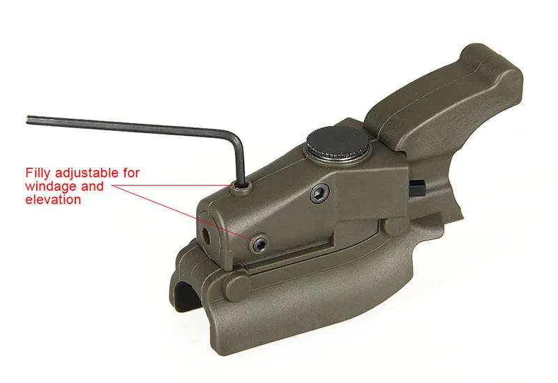 PPT черный загар Тактический красный лазерный прицел для M92 с боковыми канавками для Beretta модель 92 96 M9 GZ200020