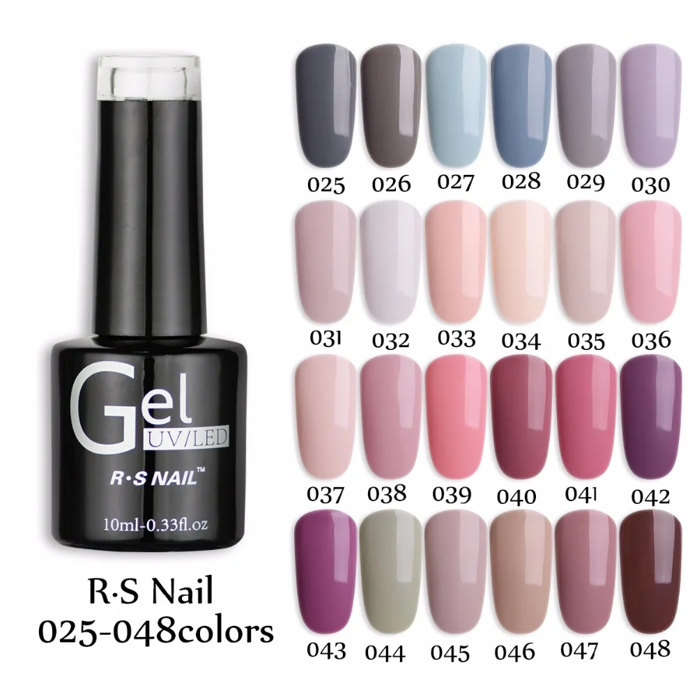RS Nail 120 colors One Step uv color Gel Nail Polish 3 in 1 gel #025-048 Long Lasting Gel Varnish LED No Need Base And Top(2) RS Nail 120 colors One Step uv color Gel Nail Polish 3 in 1 gel #025-048 Long Lasting Gel Varnish LED No Need Base And Top(2)