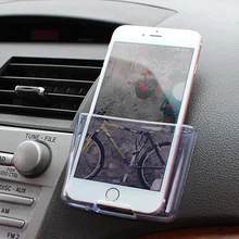 Caso de Telefone Celular Caixa de Armazenamento Auto carro Carregador Cradle Titular Saco Organizador de Bolso