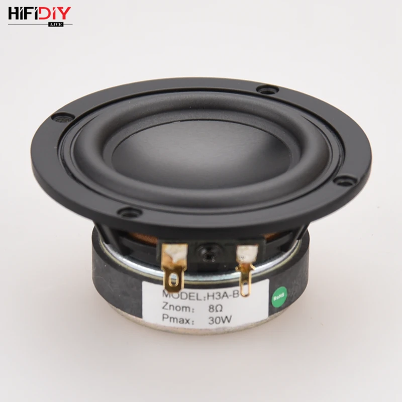 HIFIDIY LIVE hifi 3 6 5 дюймовый 93 мм полный частотный динамик 8OHM 30 Вт Высокая Alto бас