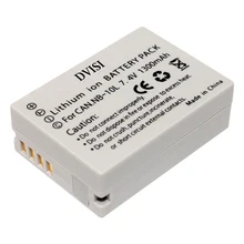 DVISI 7.4V 1300mAh NB-10L batteries NB 10L Camera Battery for Canon SX40 HS SX40HS SX50 HS SX50HS G1 X G1X G15 G16 SX60 HS G3X