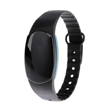 Alloyseed OLED черный Экран умный Браслет крови Давление сердечного ритма движения bluetooth шагомер для IOS Andorid телефон