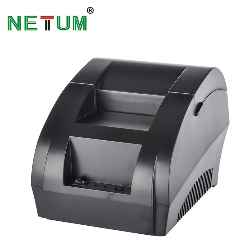 Дешево NETUM 58 мм Термопринтер 58 мм usb термопринтер usb pos система супермаркет NT 5890K