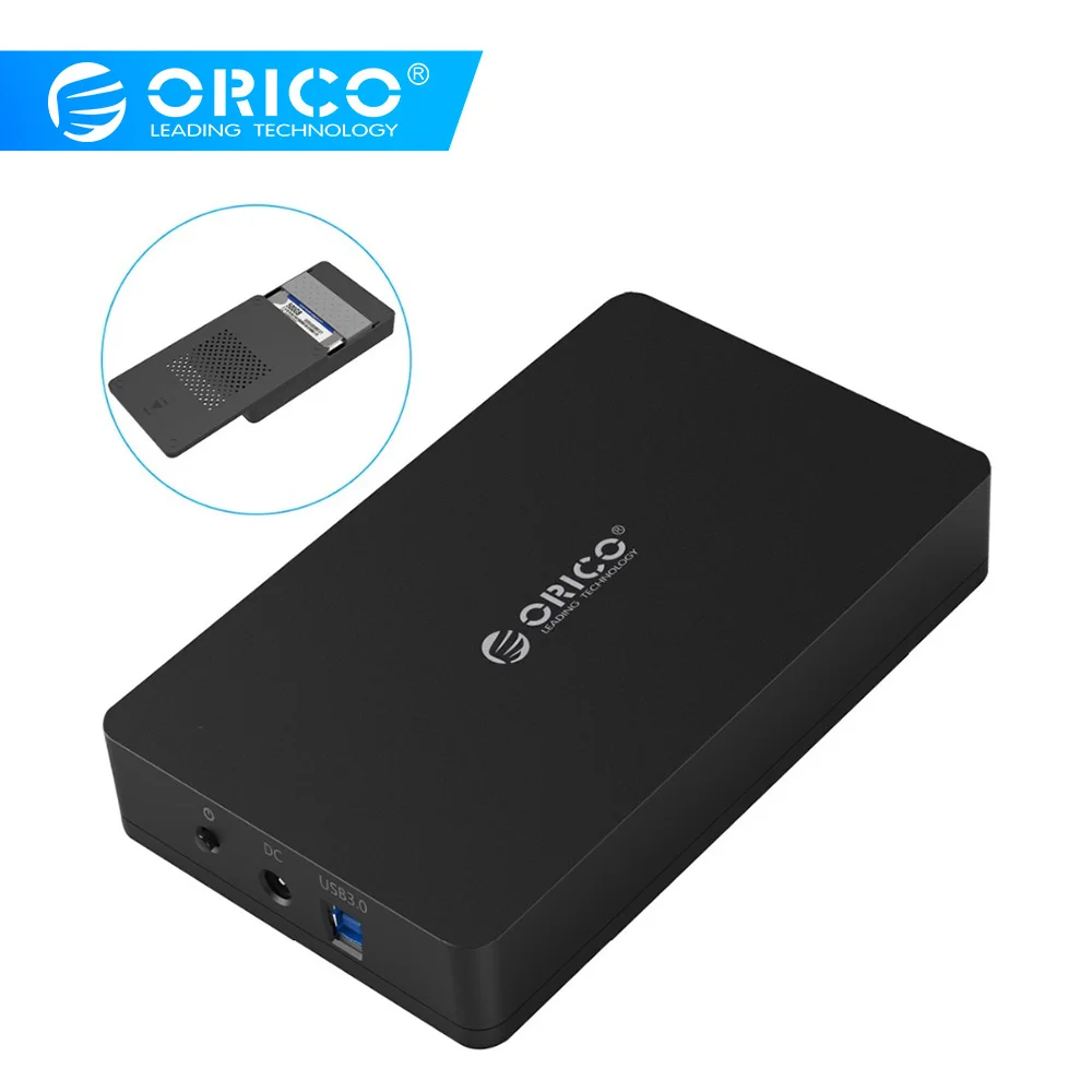 ORICO 3,5 дюймов жесткий диск Sata3.0 USB3.0 HDD случай инструмента бесплатная Поддержка UASP протоколы Ёмкость 8 ТБ 3569S3