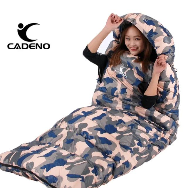 Ultralight Sleeping Bag Camping Sleeping Bag Winter Sleeping Bag Duck Down Envelope Type Outdoor Camping Accessories 210*80cm 5