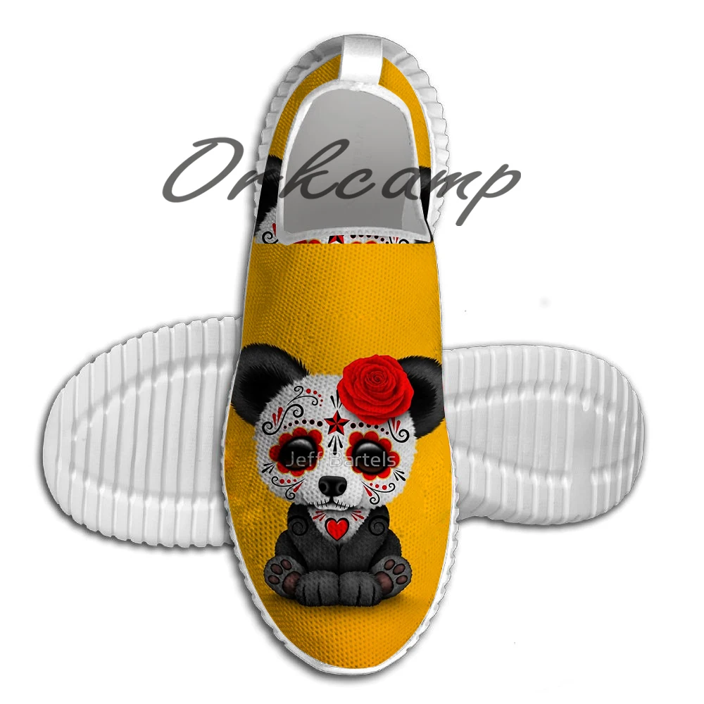 

Red Day of the Dead Sugar Skull Pand Running pool party Shoes Walking Shoes Summer Comfortable light weight Jogging Yoga shoes