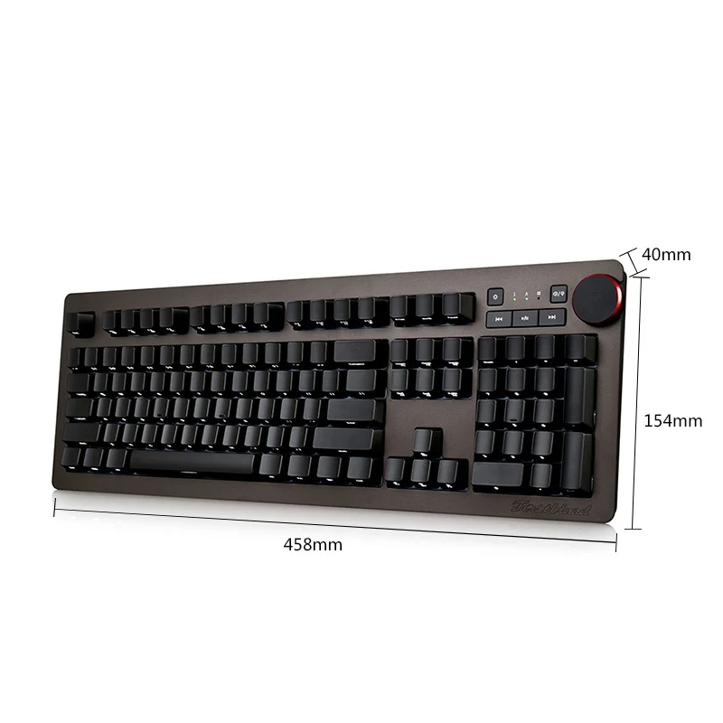 Ajazz AK60 Механическая игровая клавиатура Вишневый коричневый переключатель 110 клавиш белая подсветка ABS Материал USB Проводная клавиатура