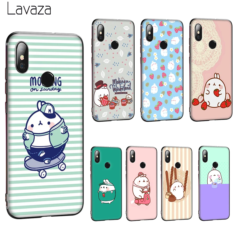 Lavaza Molang rabbits Cutest Kawaii Soft Silicone Cover for Huawei Mate 10 20 P8 P9 P10 P20 P30 Lite Pro P Smart 2019 TPU Case | Мобильные