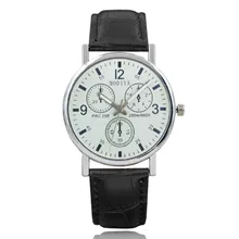Pu Leather Watch Luxury Men Luminous Watches Analog Military Sports Watch Quartz Male Wristwatches Hour Relogio Masculino Pu Leather Watch Luxury Men Luminous Watches Analog Military Sports Watch Quartz Male Wristwatches Hour Relogio Masculino