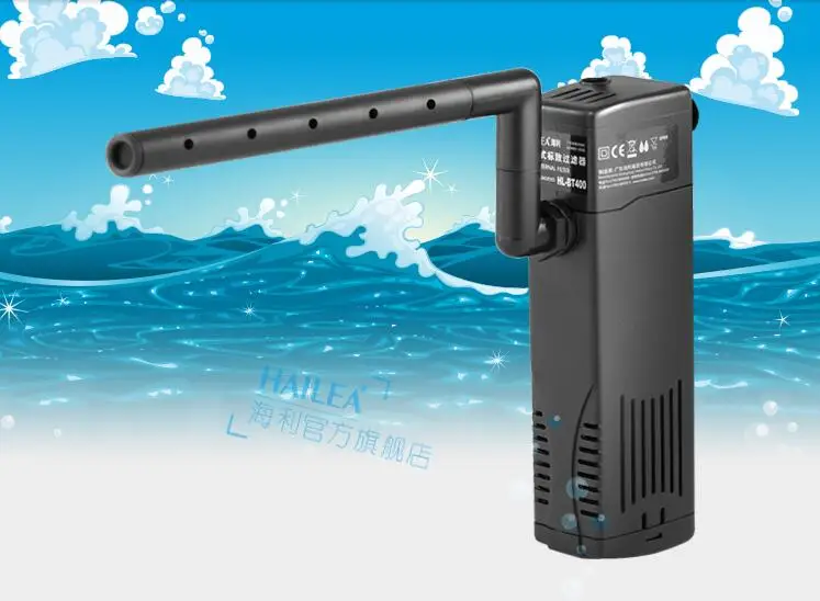 Hailea HL-BT200 HL-BT400 HL-BT700 аквариума черепахи танк фильтр мини очиститель воды