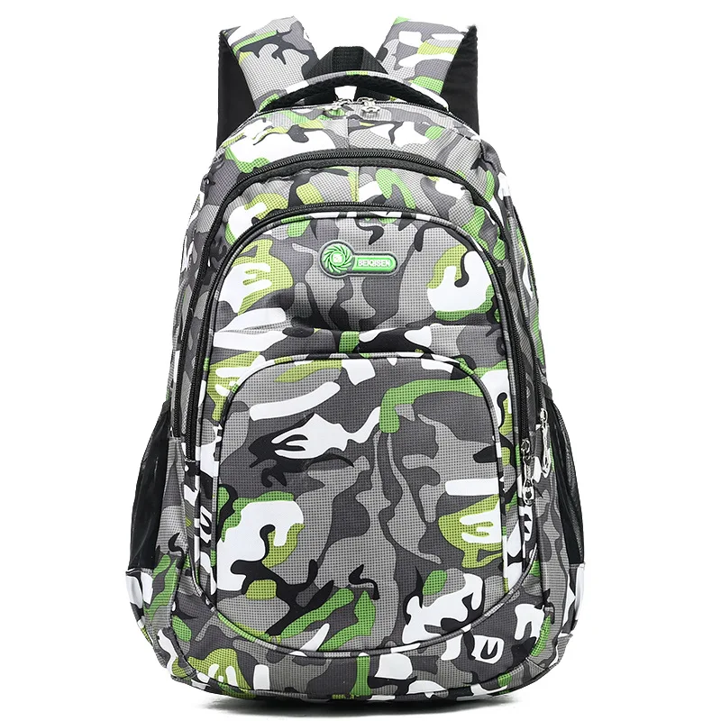 Cartable Enfant Sac à Dos Scolaire Camouflage Auirshiky Grand