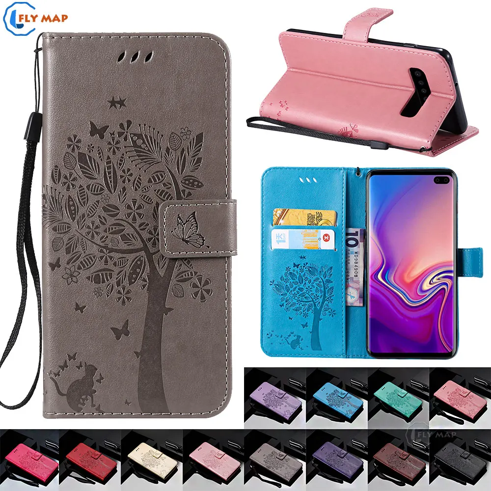 Чехол для Samsung Galaxy S10 Plus + G975 G975FD G975F/DS кошелек флип чехол телефона SM G975N G975FD/DS