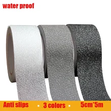 Haute qualité 5 cm * 5 m étanche souple PVEA matériaux Salle De Bains salle de la maternelle plancher de céramique anti slip bande
