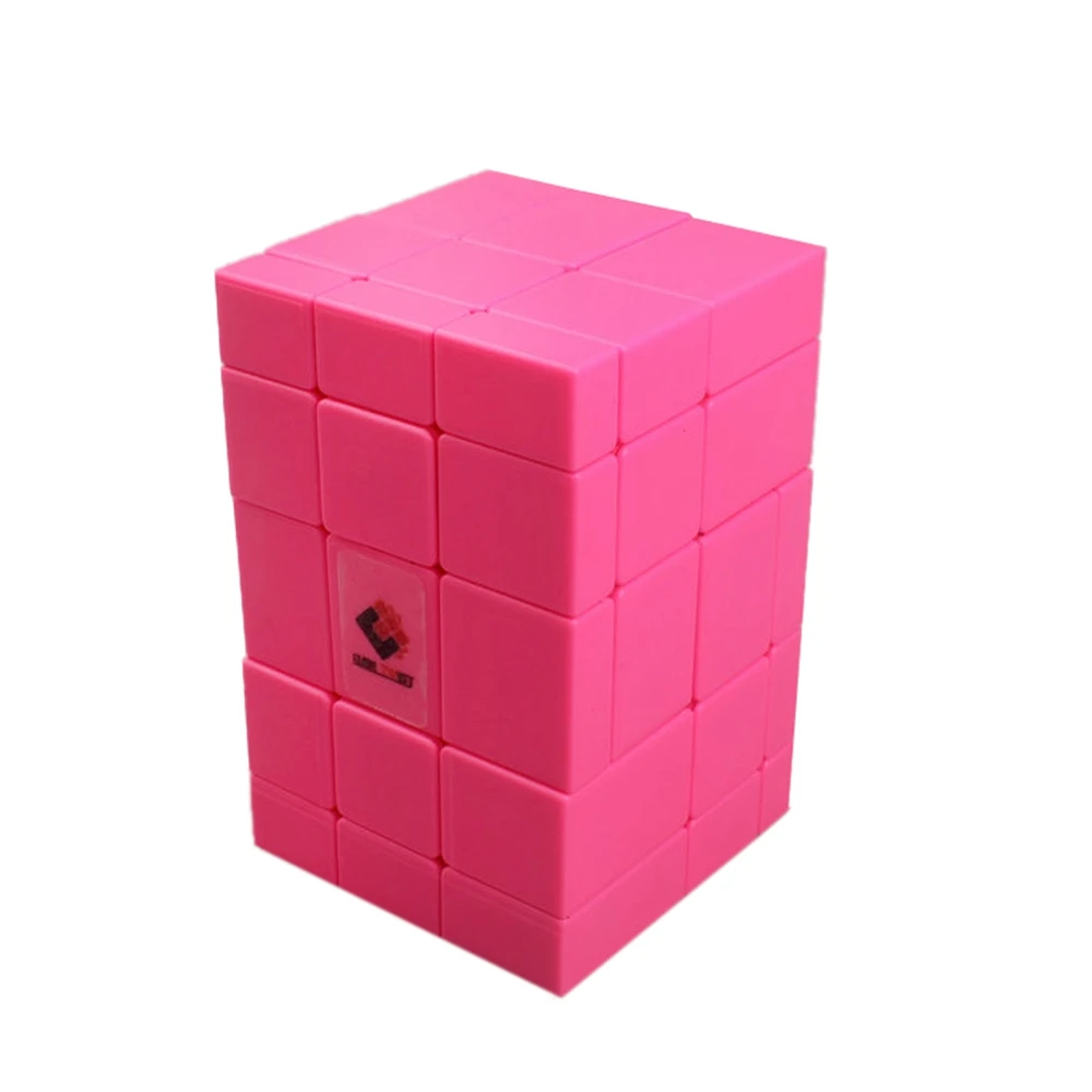 Хит продаж новинка Cubetwist siamois 3X3X5 miroir Cube magique Bump Cubes ducation jouet pour les enfants-rose | Игрушки и