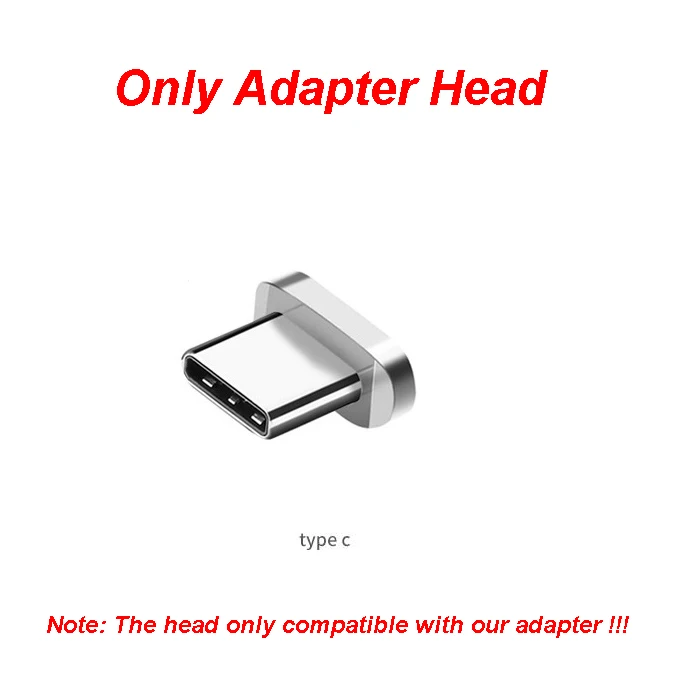 MLLSE Магнитный Кабель-адаптер Micro USB TYPE-C кабель для зарядки SAMSUNG S9+ Xiaomi HUAWEI LG lenovo Asus htc Moto Android USB-C - Цвет: Only Type-C Head