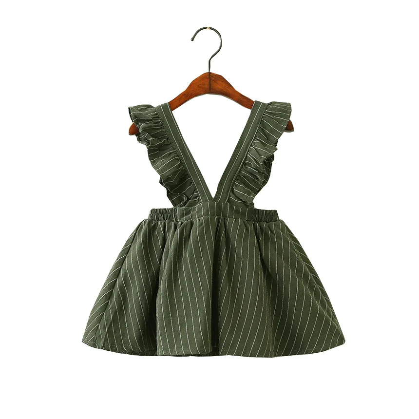 

Spring and Summer New Cute Baby Striped Dress Casual Hundred Kids Dress Princess Costume Size 18M-5T