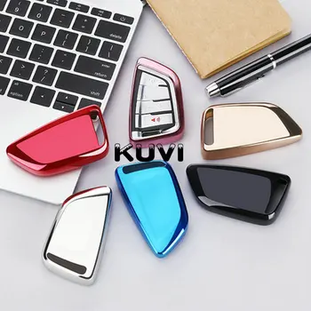 

Soft TPU Car Key Case Key Cover Key Shell Protector for BMW X5 F15 X6 F16 G30 7 Series G11 X1 F48 F39 Accessories Car Styling