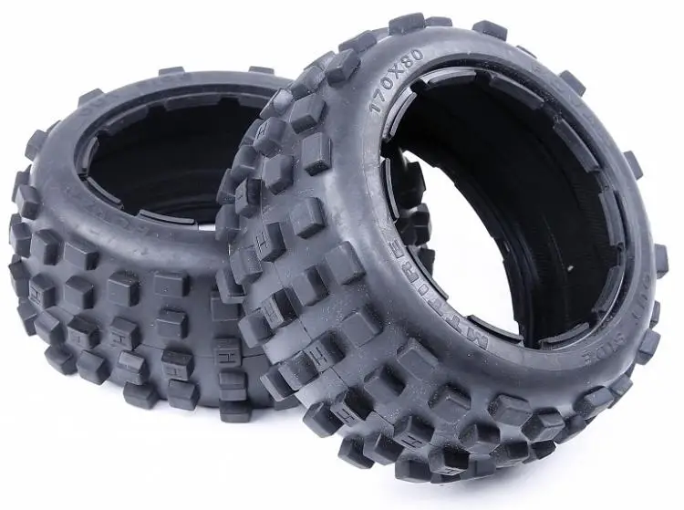 

Rear big nail tire wasteland tire for 1/5 HPI Rovan Baja 5B 2.0SS