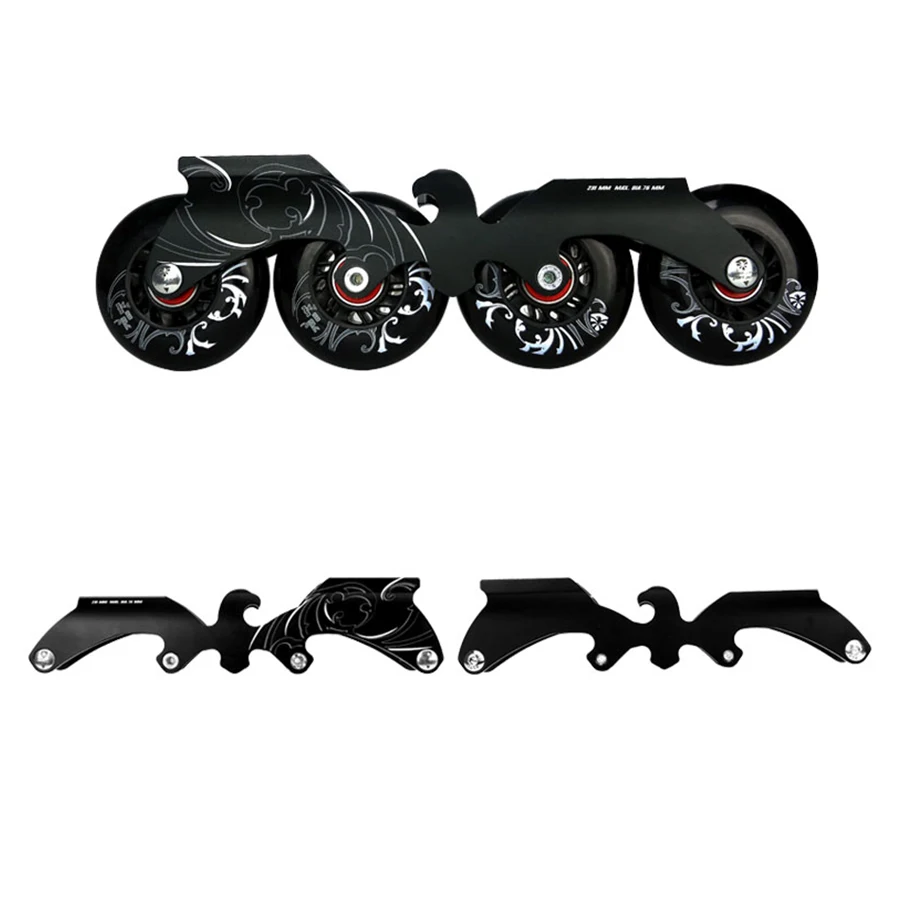 

Original Flying Eagle F5S Inline Skate Frames Smart Axle Rocking Flat Adjustable 231 243mm Skating Base For 76mm 80mm Wheel 85A
