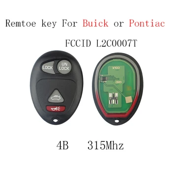 

2pcs*4BT 315Mhz Remote key For Buick Century 2001-2005 For Pontiac Grand Prix 2001-2003 For Pontiac Aztek 2003-2005 Original key
