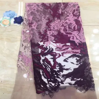 

Latest African Net Laces 2019 Nigerian French Lace Fabrics White Green Laser Embroidery African Fabrics Lace Textile For Dresses
