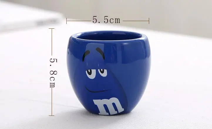 100 мл m& m кофейные кружки чашки для чая и кружки с мультяшным рисунком