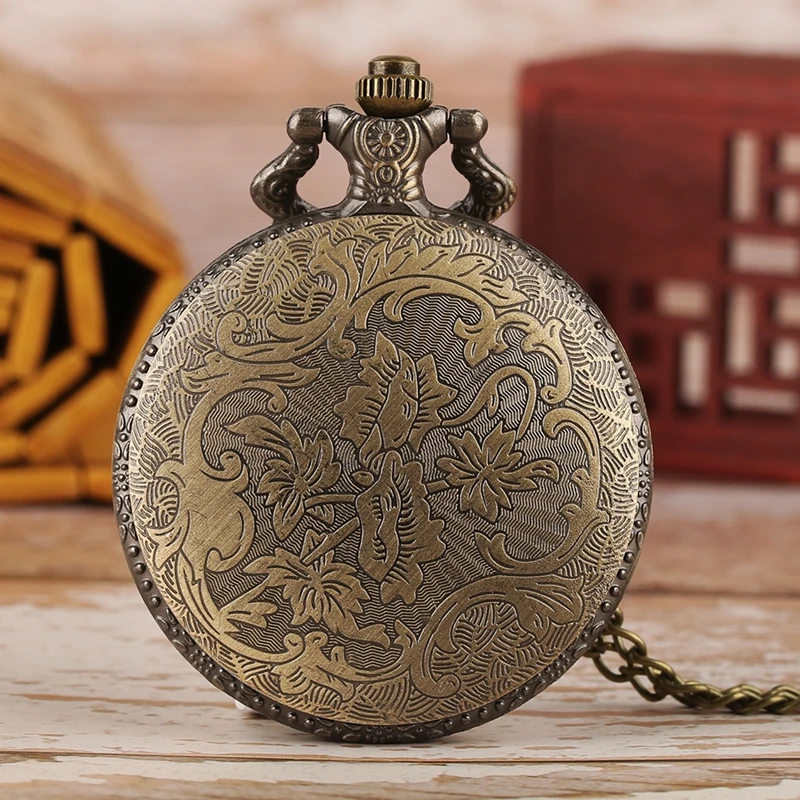 Retro Antique Indian Old Man Portrait Design Face Quartz Pocket Watch Normal 80cm Necklace Chain Watches Male Clock Best Gifts  (8)