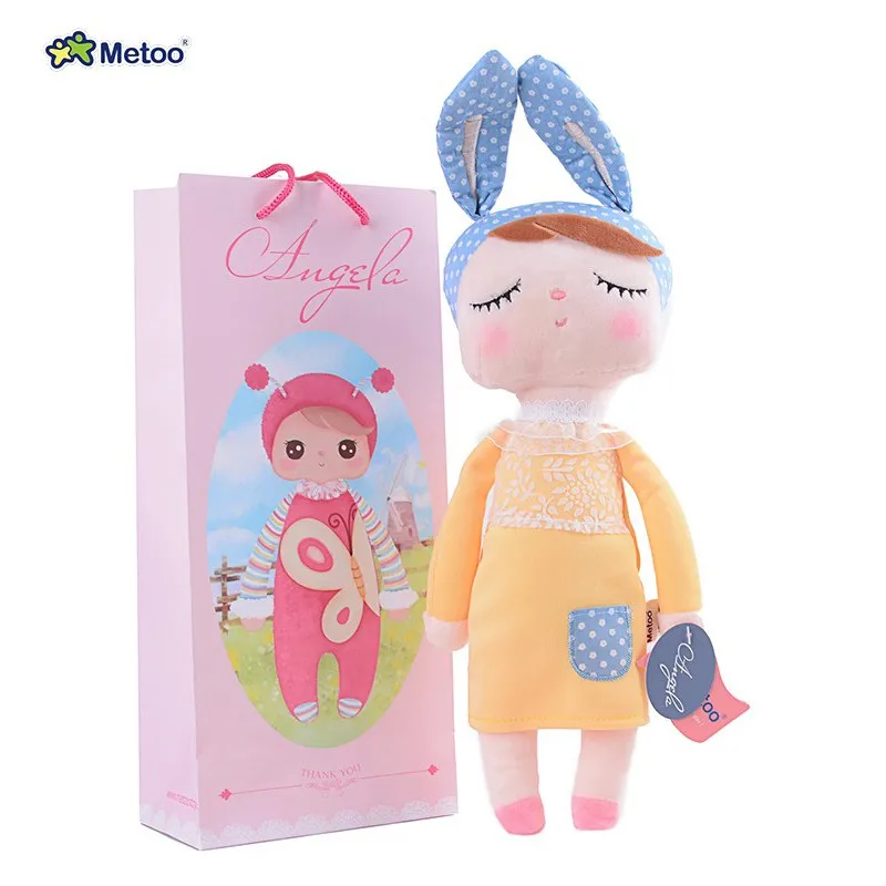 Симпатичные Metoo Angela куклы Кролик Детские плюшевые игрушки мягкие куклы принцесса для детей девочек аппетитные игрушки Рождественский подарок на день рождения